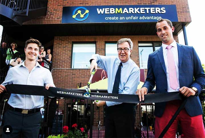 WebMarketers'ın Belediye Başkanı ile açılışı